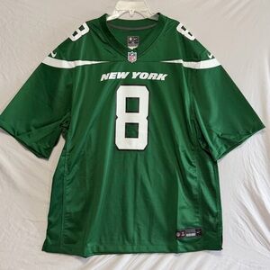 Aaron Rodgers #8 New York Jets Nike Men's 3XL Engineered Player Jersey Home
